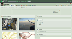 Desktop Screenshot of ladyselin.deviantart.com
