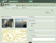 Tablet Screenshot of ladyselin.deviantart.com