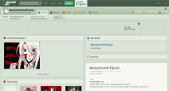 Desktop Screenshot of monochromefactor.deviantart.com