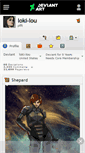Mobile Screenshot of loki-lou.deviantart.com