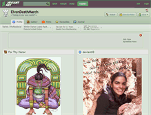 Tablet Screenshot of elvendeathmarch.deviantart.com