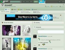 Tablet Screenshot of ahmedart.deviantart.com