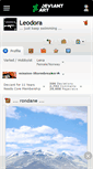 Mobile Screenshot of leodora.deviantart.com
