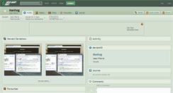 Desktop Screenshot of manhog.deviantart.com