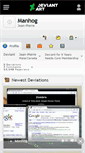Mobile Screenshot of manhog.deviantart.com