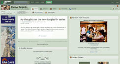 Desktop Screenshot of disneys-tangled.deviantart.com