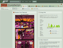 Tablet Screenshot of circusandcarnival.deviantart.com