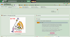 Desktop Screenshot of lordpatamon.deviantart.com