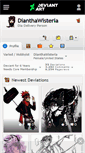 Mobile Screenshot of dianthawisteria.deviantart.com