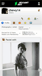 Mobile Screenshot of chewy14.deviantart.com
