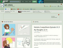 Tablet Screenshot of aph--athens.deviantart.com