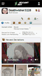 Mobile Screenshot of deathwisher3228.deviantart.com