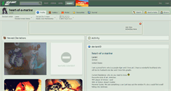 Desktop Screenshot of heart-of-a-marine.deviantart.com