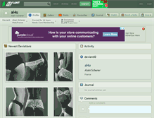 Tablet Screenshot of al4u.deviantart.com