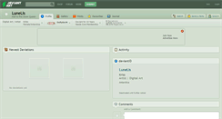 Desktop Screenshot of lunelis.deviantart.com