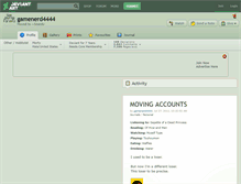 Tablet Screenshot of gamenerd4444.deviantart.com