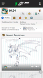 Mobile Screenshot of bit24.deviantart.com