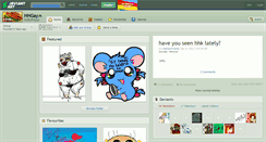 Desktop Screenshot of hhgay.deviantart.com