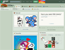 Tablet Screenshot of hhgay.deviantart.com