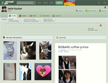 Tablet Screenshot of hello1tucker.deviantart.com