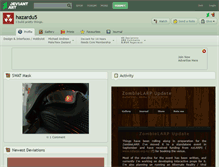 Tablet Screenshot of hazardu5.deviantart.com