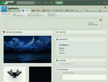 Tablet Screenshot of banned-x.deviantart.com