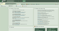 Desktop Screenshot of literatureanonymous.deviantart.com