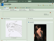 Tablet Screenshot of knowntobite.deviantart.com