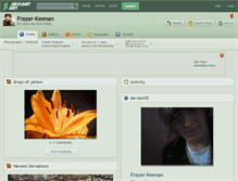 Tablet Screenshot of frazer-keenan.deviantart.com