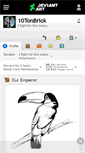 Mobile Screenshot of 10tonbrick.deviantart.com