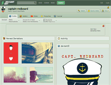 Tablet Screenshot of captain-redbeard.deviantart.com