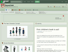 Tablet Screenshot of elaynechan.deviantart.com