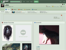 Tablet Screenshot of ljekc.deviantart.com