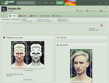 Tablet Screenshot of hinatas-life.deviantart.com