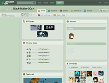 Tablet Screenshot of black-butler-ocs.deviantart.com