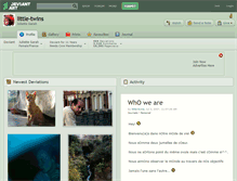 Tablet Screenshot of little-twins.deviantart.com