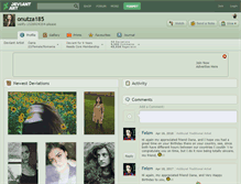 Tablet Screenshot of onutza185.deviantart.com
