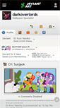 Mobile Screenshot of darkoverlords.deviantart.com