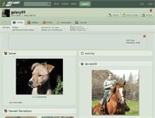 Tablet Screenshot of galaxy89.deviantart.com