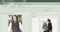 Desktop Screenshot of mattdelarge.deviantart.com
