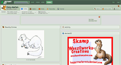 Desktop Screenshot of ozzy-marten.deviantart.com