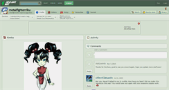 Desktop Screenshot of metalfighterriku.deviantart.com