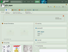 Tablet Screenshot of aph-japan.deviantart.com