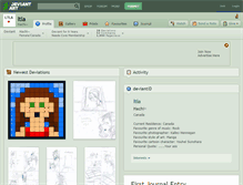 Tablet Screenshot of ltla.deviantart.com