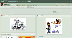 Desktop Screenshot of bluelink.deviantart.com
