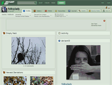 Tablet Screenshot of folksylady.deviantart.com