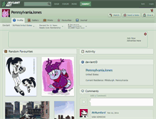 Tablet Screenshot of pennsylvaniajones.deviantart.com