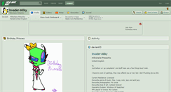 Desktop Screenshot of invader-milky.deviantart.com