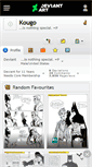 Mobile Screenshot of kougo.deviantart.com