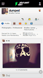 Mobile Screenshot of dumped.deviantart.com
